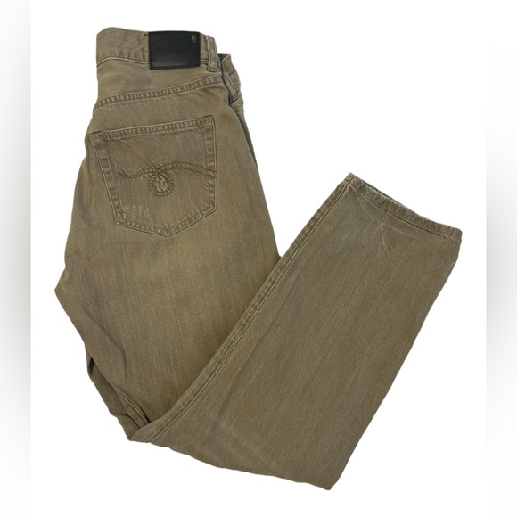 R13 CROSSOVER DISTRESSED STRAIGHT LEG JEANS🌹 - Picture 10 of 13